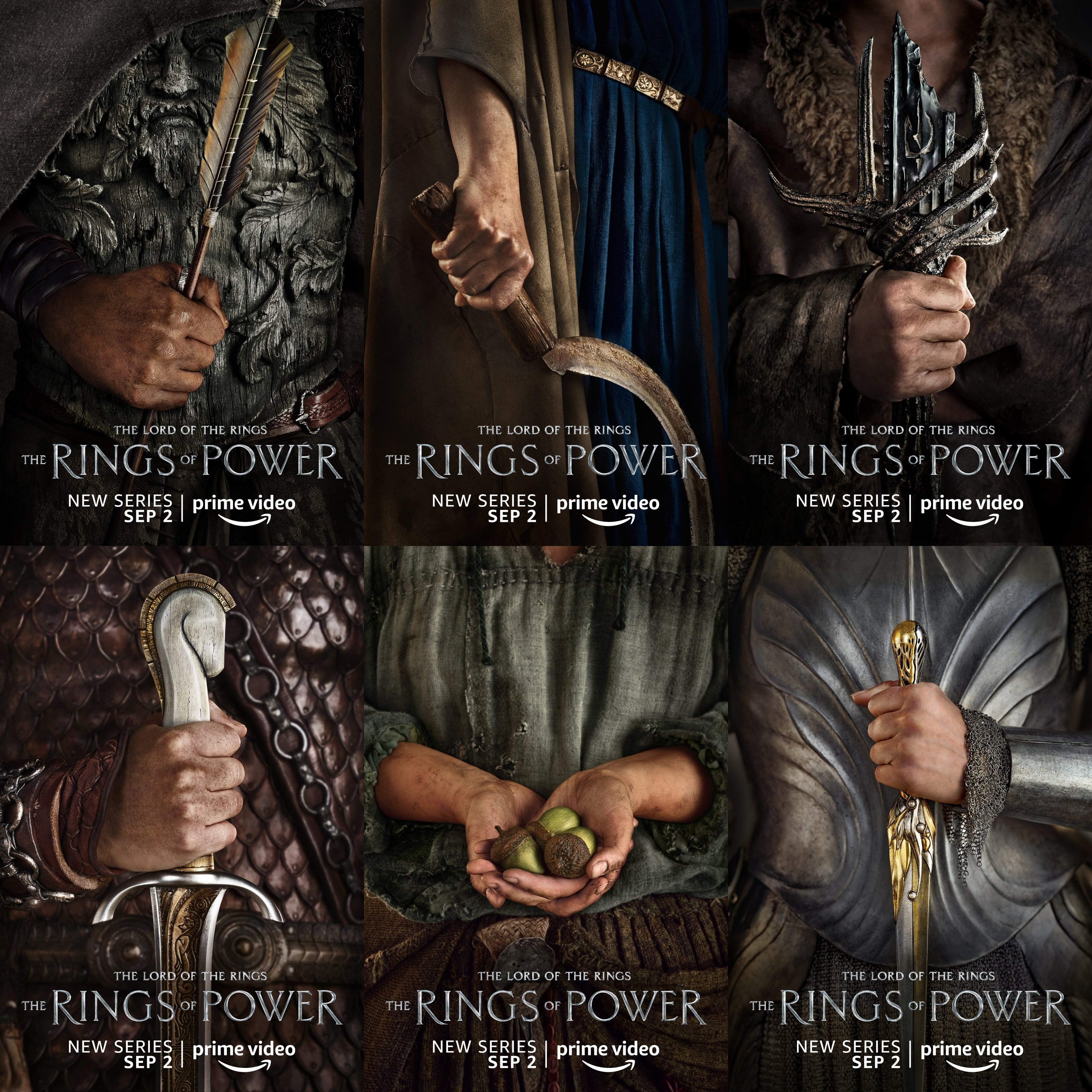 Lord of the Rings: Rings of Power Teaser Posters