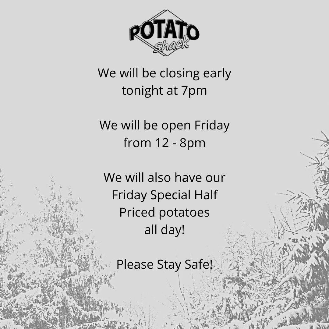 Potato Shack Plus tweet media