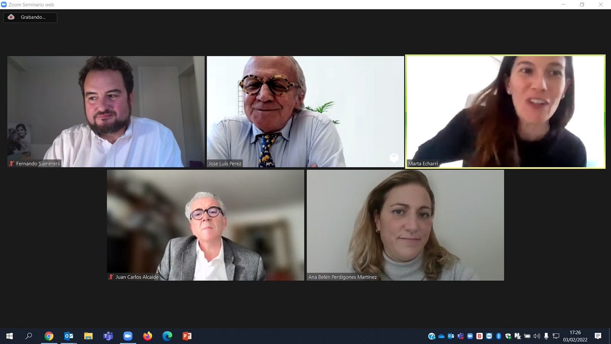 Un placer contar hoy con Fernando Summers CEO de <a href="/Rastreator/">Rastreator</a> y <a href="/Marta_echarri/">Marta Echarri</a>, general manager de <a href="/N26ES/">N26 España</a>, debatiendo junto con <a href="/AlcaideJC/">Juan Carlos Alcaide</a> <a href="/BPerdigones/">Ana Belén Perdigones</a> y <a href="/Jlperezpla1/">JOSÉ LUIS PÉREZ-PLA</a> profesores de @ESICEducation, sobre el nuevo comportamiento del consumidor digital. #WebinarsESIC #Marketing
