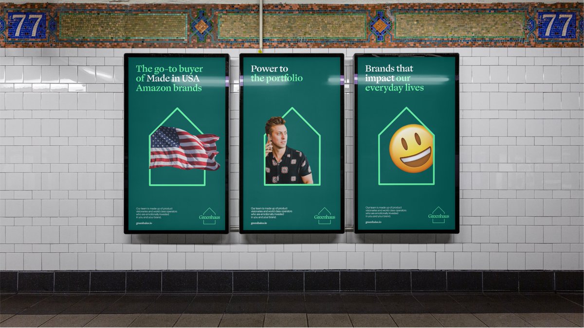 GaReth_Rutter's tweet image. Excited to share new work from @BellowStudio  for our client Greenhaus in NYC. They specialise in buying and growing leading Amazon brands with a Made in USA focus. Working with @kendralina
 and @PixelfishUK