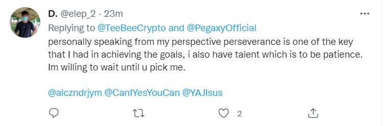 TeeBeeCrypto's tweet photo. Congrats to another @PegaxyOfficial scholarship giveaway winner🔥🥳

#PegaxyScholarship #PegaxyScholarship #pegaxyrental https://t.co/zJN2ELeI4y