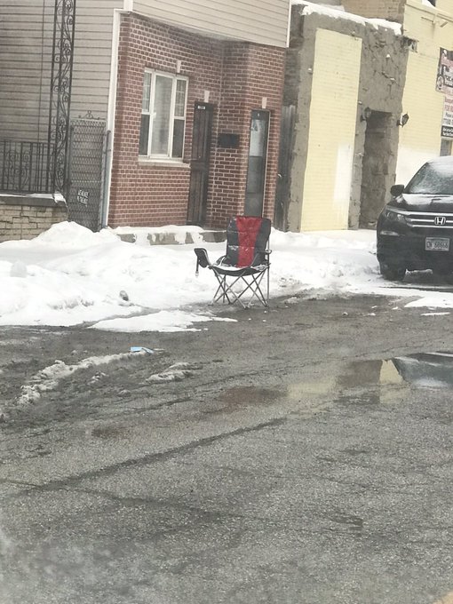 Only in Chicago where you will get HANDLED if you park in a SHOVELED SPOT!  #chicagowinters #parking<a href="/tag/parking"class="tags"><span>#parking</span></a><a href="/tag/chicagowinters"class="tags"><span>#chicagowinters</span></a>