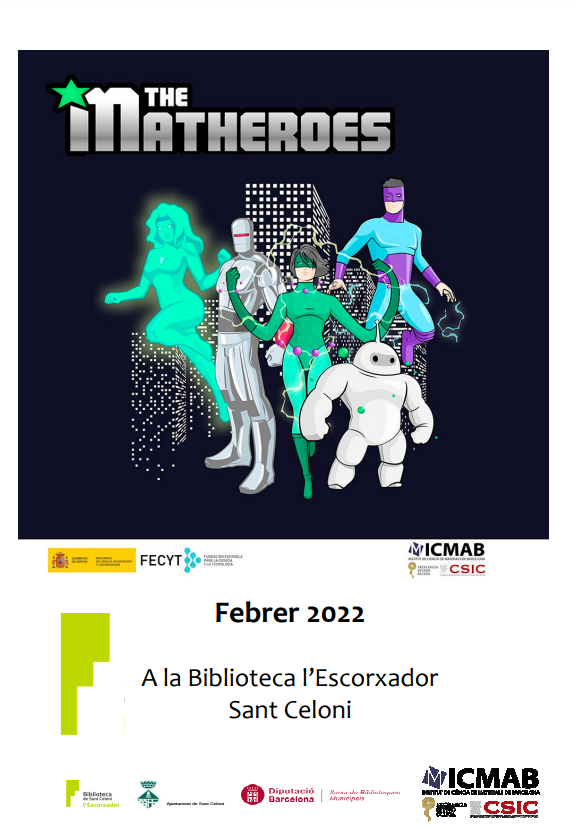 icmabCSIC's tweet photo. 🦸♀️I durant tot el mes de #febrer tindrem els supermaterials del futur, els Matheroes, a la Biblioteca @BibEscorxador! A Sant Celoni ja coneixen la Fotoenergia, el Superconductor, el Magnon, l'ElectroWoman i la BioNanoCàpsula! #11FICMAB
https://t.co/grgaOJvUyc https://t.co/J2Lg7oDRMt