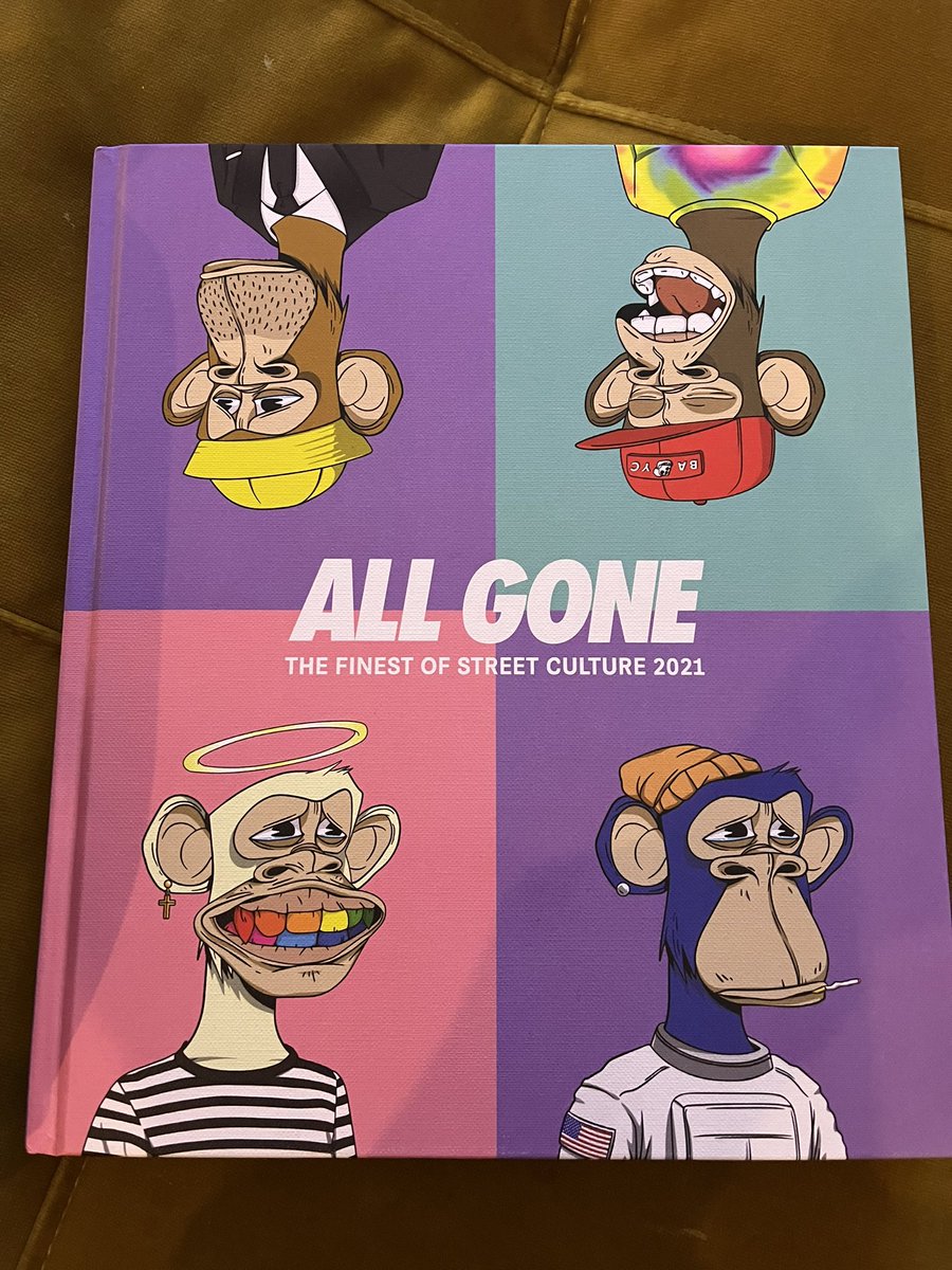 Love this coffee table book… very cool content inside. Did anyone else grab one ? #NFT #BoredApeYC