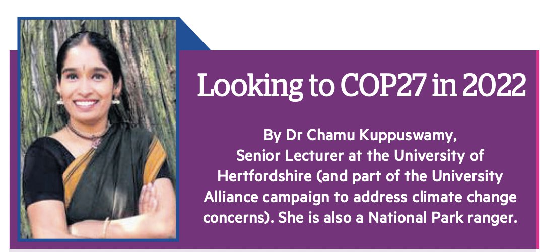 Looking to COP27 in 2022 - How do we ensure south Asian communities are more engaged in climate change issues? 

<a href="/chamukuppuswamy/">chamu</a> writes in her special column: asian-voice.com/Opinion/Column…