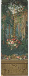 ScarisbrickRept's tweet photo. Right, that's the planting scheme for the #urn, #pergola & #hangingbaskets done & dusted for this year.
Le Jardin D'Armide #Blockprinted #wallpaper 1854 #EduardMuller Hanging basket in the #CooperHewitt collections. The rest from a #SothebyParkeBernetMonaco auction catalogue 1983 https://t.co/4Id3JBHEwJ