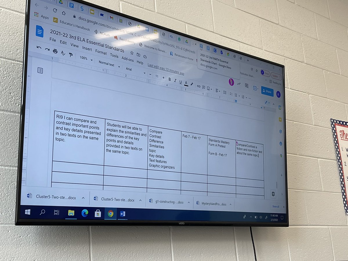 Molly_Capps's tweet photo. 3rd Grade PLT always rocks my world! Today this group of rockstars unpacked their next standard, created the CFA, and continue to discuss how to advance kiddos to mastery level within the individual standard. #PLC #TeacherRockstars #collaboration #CollectiveEfficacy 🤗💃👊🏻🥳 https://t.co/taTmqiXcNX