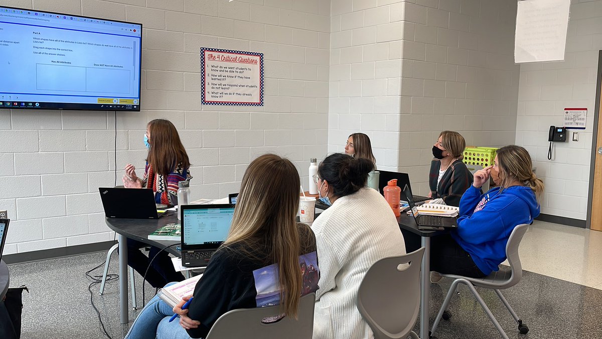 Molly_Capps's tweet photo. 3rd Grade PLT always rocks my world! Today this group of rockstars unpacked their next standard, created the CFA, and continue to discuss how to advance kiddos to mastery level within the individual standard. #PLC #TeacherRockstars #collaboration #CollectiveEfficacy 🤗💃👊🏻🥳 https://t.co/taTmqiXcNX
