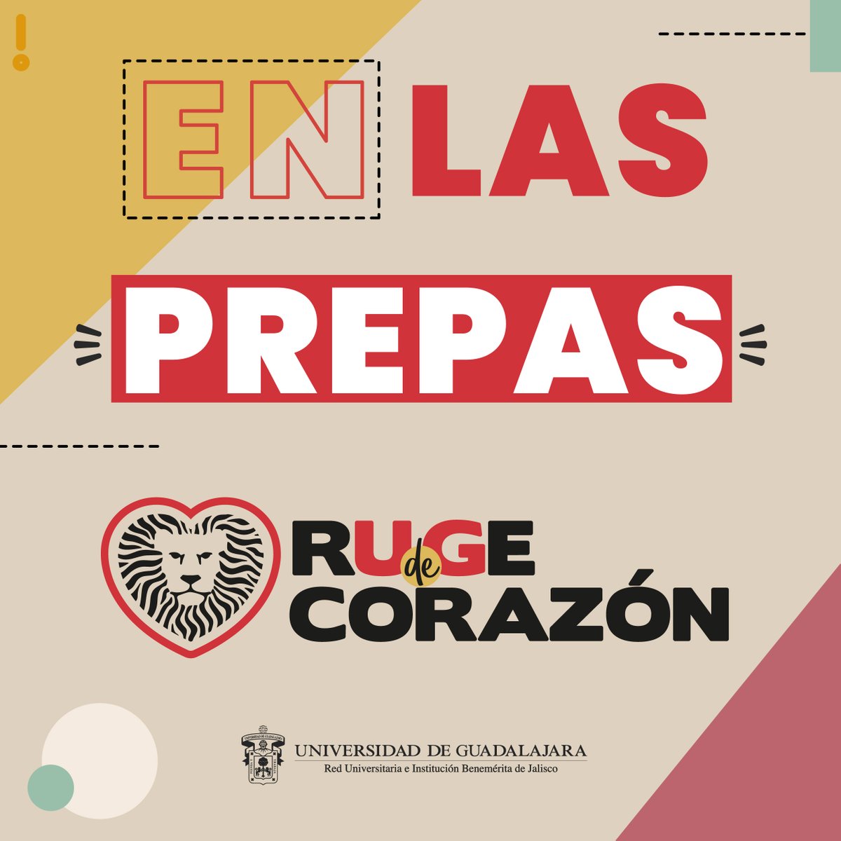 La comunidad de las Prepas del <a href="/sems_udg/">𝙎𝙀𝙈𝙎 𝙐𝙙𝙚𝙂</a> hoy se unen para defender la educación gratuita de Jalisco. 

#RugeUdeG 🦁🖤