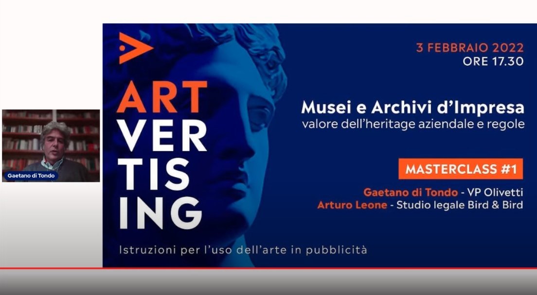ArchOlivetti's tweet photo. ❝ L'#heritage di #Olivetti ci offre la possibilità di valorizzare un #patrimonio unico al mondo, che riesce a far appassionare diverse generazioni a valori senza tempo e al grande #design ❞

🎙 Gaetano di Tondo, Presidente @ArchOlivetti ad #ARTvertising 

#StoriaDiInnovazione https://t.co/w28AdVcBct