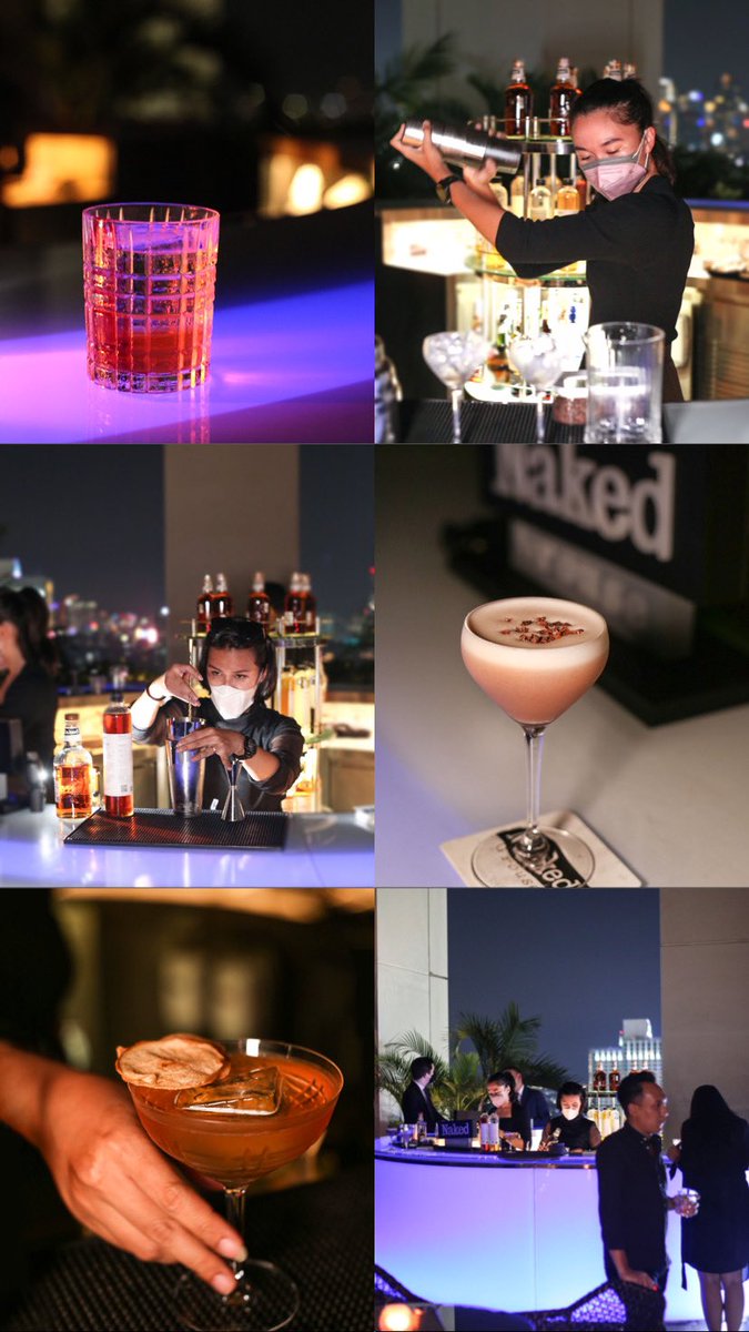 Ladies Night by “Naked” at K22 tonight! Feat. guest mixologists, Bona &amp; Shay, and their amazing ‘Naked’ cocktails. Cheers!