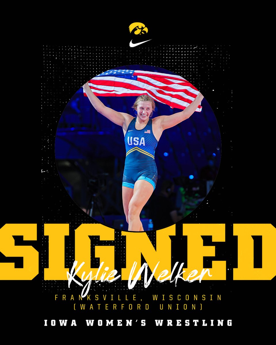 IowaW_Wrestling's tweet image. B̷a̷c̷k̷ 𝐅𝐈𝐑𝐒𝐓 in Black ⚫🟡

Welcome to the #Hawkeyes @kylie_welker

🔗 bit.ly/35NH2by