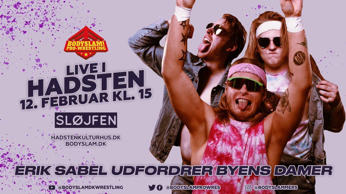 BodyslamProWres's tweet photo. Emeritus faces stiff competition February 12
@dan_sage_evans
🆚
@Emeritusprowres
PLUS
@ErikSabel_ open challenge
And much, much more!
📅 February 12, 2022 🕒 3pm
📍 Sløjfen, #Hadsten
🎟️ https://t.co/28G9tQ0KqQ https://t.co/VKtvyX76NE
