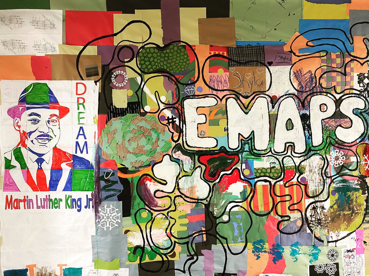 Celebrating Black History Month in Art class! #blackhistorymonth #KeepingEMAPSOnTheMap @baltcityschools