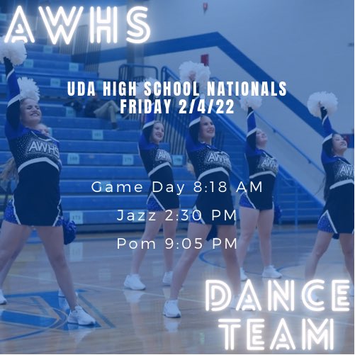 One more day until we compete! We are very thankful for this opportunity! 💙🤍