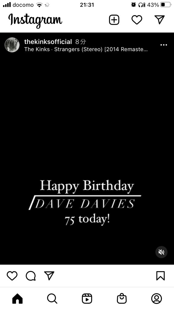 Happy Birthday!! Dave Davies 