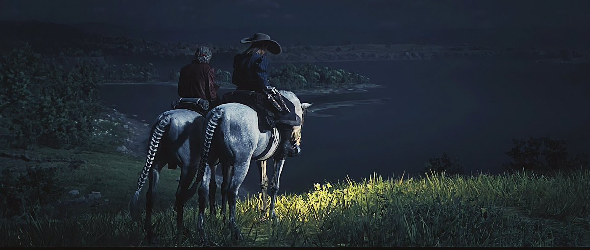 hernessoppa's tweet photo. totally forgot to post our matching rat tails @Homppeliporo 

idk if it’s minus or bonus you can see between horses legs better with the braided tail 💀 

#SaveRedDeadOnline https://t.co/3oVYUqf9ip
