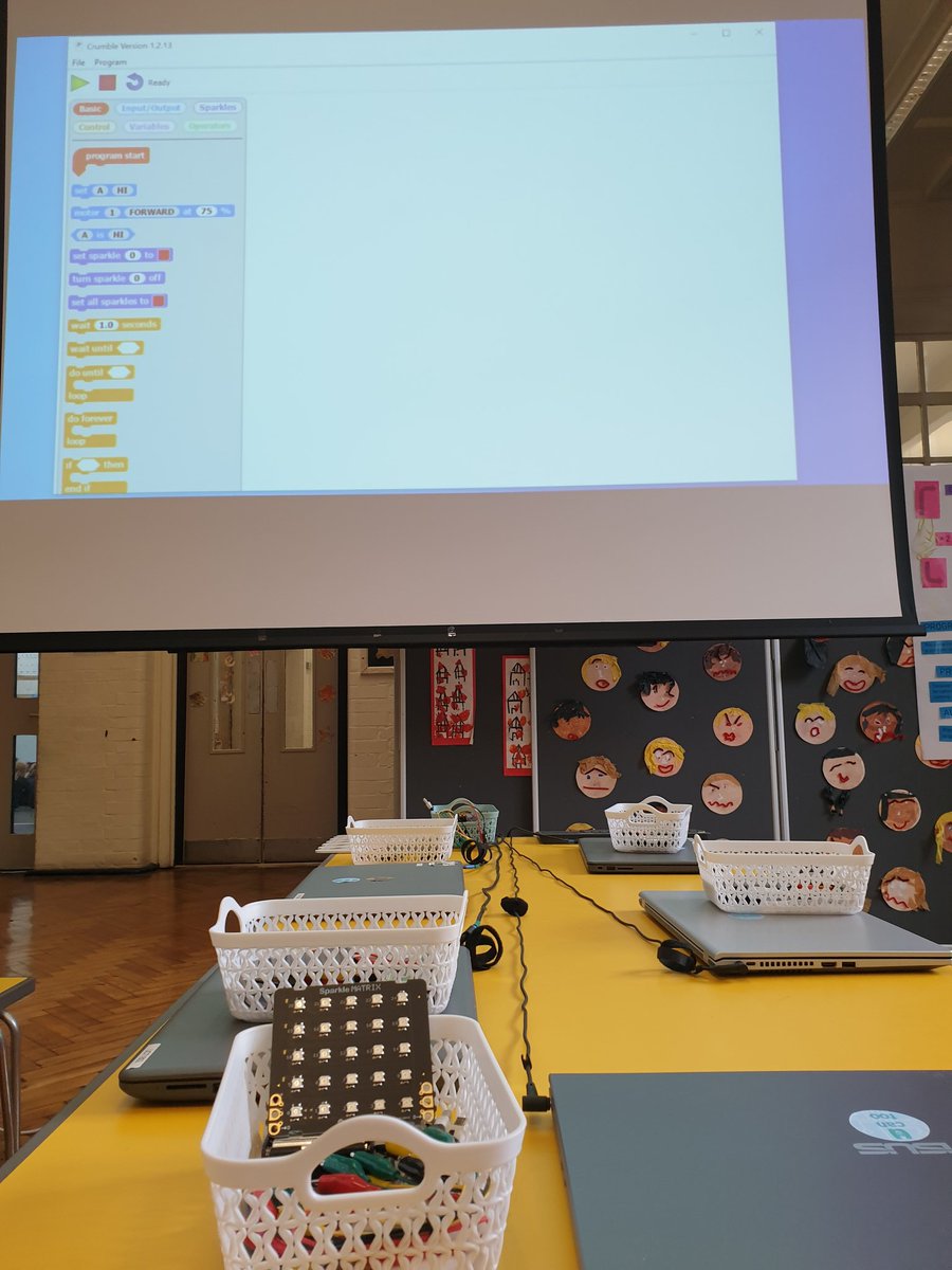 SuAdamsEdIT's tweet image. Looking forward to lots of light-up moments during the @pellensemble  Move &amp;amp; Code workshop today using our new set of @RedfernElec #CrumbleController&apos;s Sparkle Matrix. Today we&apos;re testing day 2 of our new half-day format thanks to funding from @phf_uk #ideasandpioneers programme