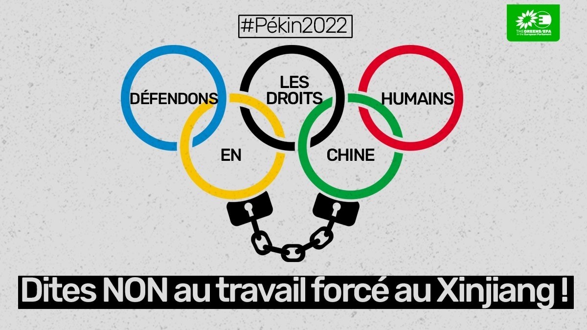 salima_yenbou's tweet photo. Avec @GreensEFA nous nous mobilisons pour protéger les droits humains et lutter contre le travail forcé 💪
En tant que membre de la @EP_HumanRights, je réitère mon appel à un boycott des Jeux Olympiques de Pékin 2022 🇨🇳 #No2SlaveLabour
@bueti
@rglucks1
@vonpecka
@EURACTIV https://t.co/yK6qkZrayW