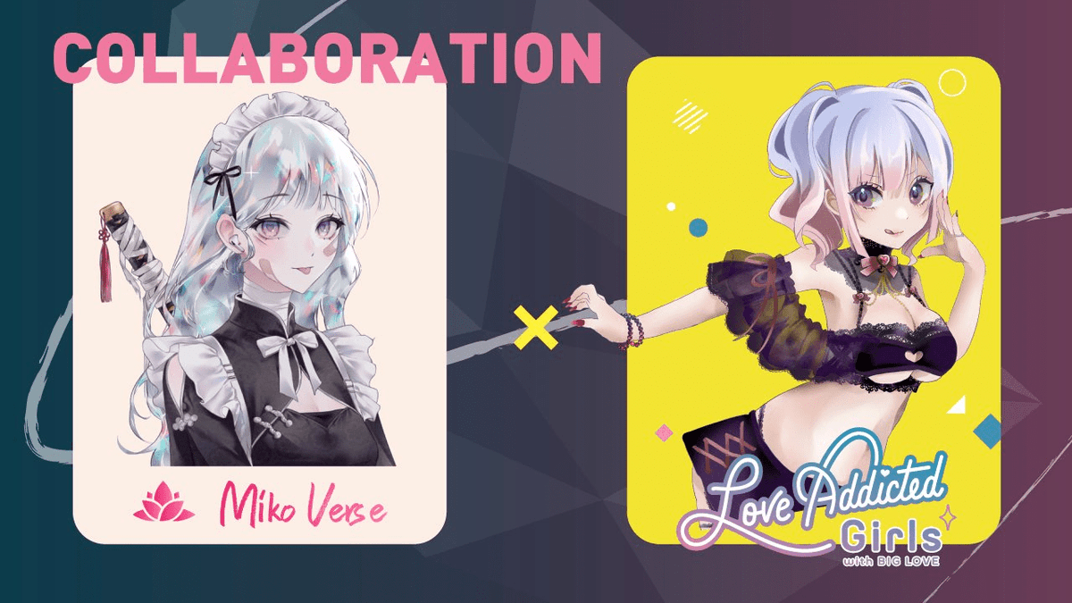 🎉#MikoVerse X #LoveAddictedGirl🎉

20 whitelist giveaway from <a href="/Mikoverse_NFT/">MikoVerse</a> &amp; <a href="/SoudanNFT/">SoudanNFT_JP💗</a> (10 from each project)

To enter:
1⃣Follow <a href="/Mikoverse_NFT/">MikoVerse</a> AND <a href="/SoudanNFT/">SoudanNFT_JP💗</a>
2⃣Join Discord: discord.gg/NYwEEYubrn
3⃣❤️ &amp; Retweet

Winners📢on Feb 8th at 9 AM EST⏰

#NFT #NFTGiveAway