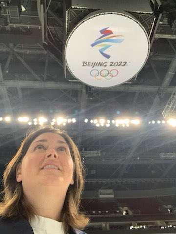 Wishing my old coach, <a href="/StaceyColarossi/">Stacey Colarossi</a> the best of luck at the <a href="/Olympics/">The Olympic Games</a> with Team China!  What an accomplishment! #VeeProud
