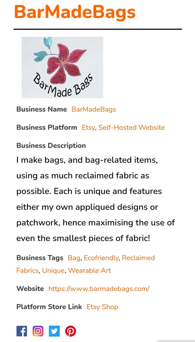 #MHHSBD (@mhhsbd) on Twitter photo Thank you <a href="/barmadebags/">Barbara Rose</a> for renewing your My Helpful Hints Small Business Directory listing for another year.
What do you call a bag that fell?
BAHG!!!
#MHHSBD
myhelpfulhints.co.uk/business-direc… Thank you <a href="/barmadebags/">Barbara Rose</a> for renewing your My Helpful Hints Small Business Directory listing for another year.
What do you call a bag that fell?
BAHG!!!
#MHHSBD
myhelpfulhints.co.uk/business-direc…