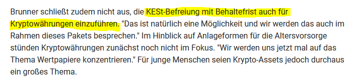 KHHitl's tweet photo. @magnusbrunner Ich habe den heutigen Artikel übersehen. Pardon. Das wäre natürlich sehr gut und ich werde Sie daran erinnern. #Behaltefrist #Bitcoin   https://t.co/axGyKGxpYJ https://t.co/S4t6hiwbUc