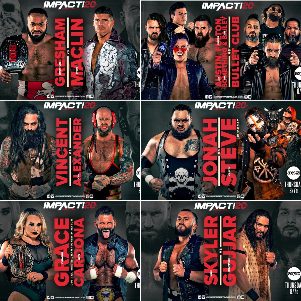 KaydrianWebb's tweet image. Today on @IMPACTWRESTLING on @AXSTV:

-3pm ET #BoundForGlory 2009
Featuring World Title
@Sting 🆚 @AJStylesOrg

-7pm ET #Impactin60 #JimmyRave Tribute featuring Tag Matches w/@LanceHoyt

-#BTI 7:30 via YouTube
Raj Singh
🆚
@Taurusoriginal

-8PM #IMPACTonAXSTV #ImpactWrestling