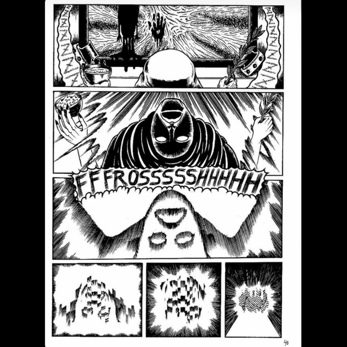 DVNKEL666's tweet photo. Otro taponazzo de página de L'Oracle ••• el público demanda una edición en castellano regio...a ver si alguna editorial se tira el rollo y lo plancha ••• viva los comix ✨🐇
.
.
.
#loracle #dvnkel #comicbooks #comix #kvlt #scifi #mystery #netflix #page #fjperez #outlaw https://t.co/L2M4xPzk8p