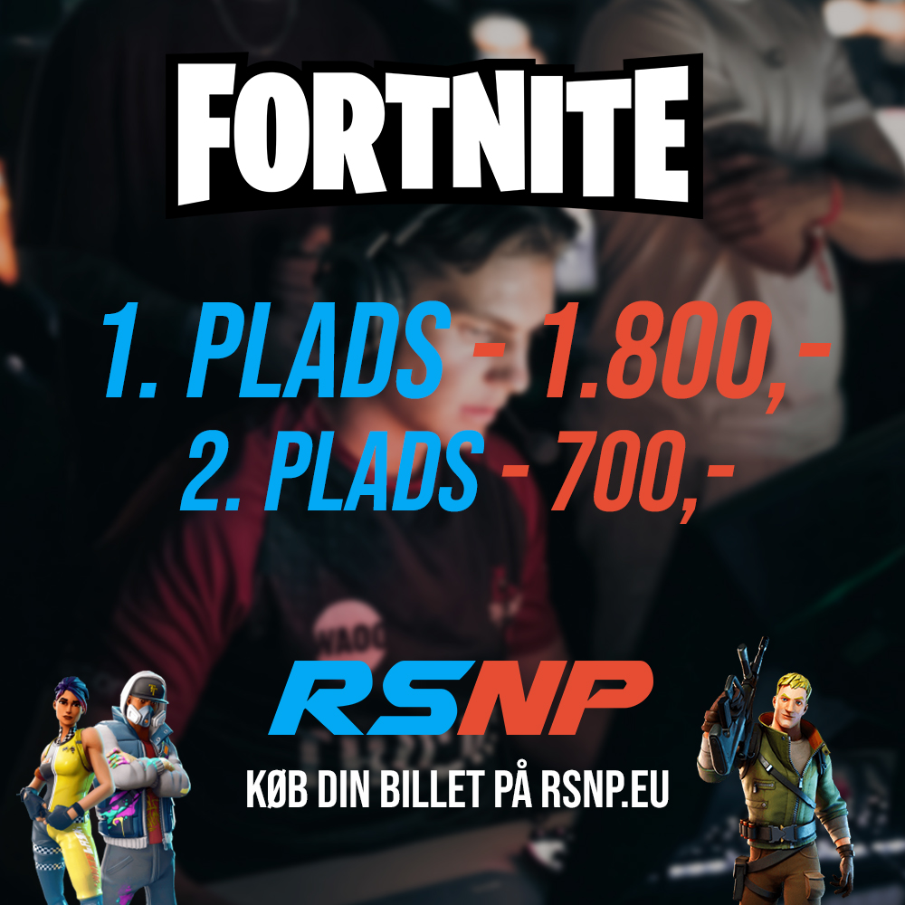 Skal du med til RSNP?

Nu kan vi nemlig også fortælle at du kan deltage i vores Fortnite turnering og kæmpe om en præmiepulje på 2500,-

Læs mere her rsnp.eu/fortnite/