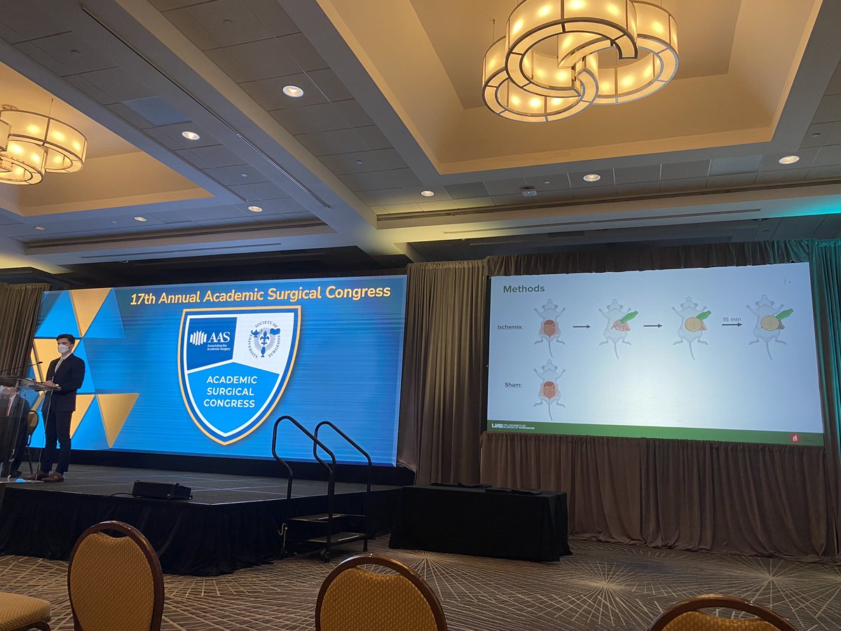 The incredibly brilliant <a href="/hoopermarkert/">hooper</a> representing the <a href="/beierlelab/">Beierle Lab</a> well as always and blowing our minds with his research on the use of the resonant sensor for detecting bowel ischemia in necrotizing enterocolitis at #ASC2022