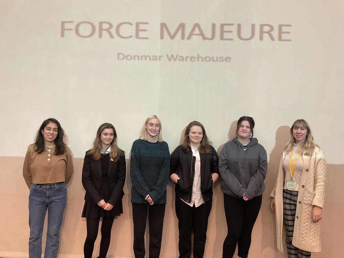 Great workshop with Sara Malik from the Donmar with Year 13 Drama and Theatre students, on their production of ‘Force Majeure’. TGS students continuing to do themselves proud!