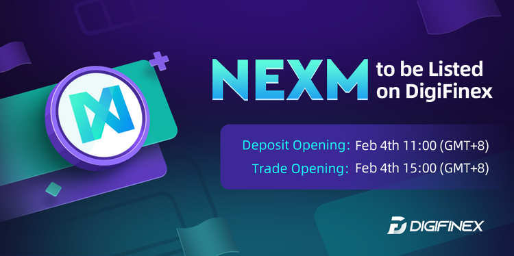 Trading Token: NEXM <a href="/CoinNexum/">Nexum Token (NEXM)</a> 
Trading Time: Feb 4th 11:00 (GMT+8)  
Details: reurl.cc/9O3L2d
Register: reurl.cc/44mQQK
Event 1: Follow &amp; Retweet to Share 11,250 NEXM
Event 2: Trade NEXM to share 75,000 NEXM
#crypto #Bitcoin #SHIB #dogecoin #cryptocurrency #NFT