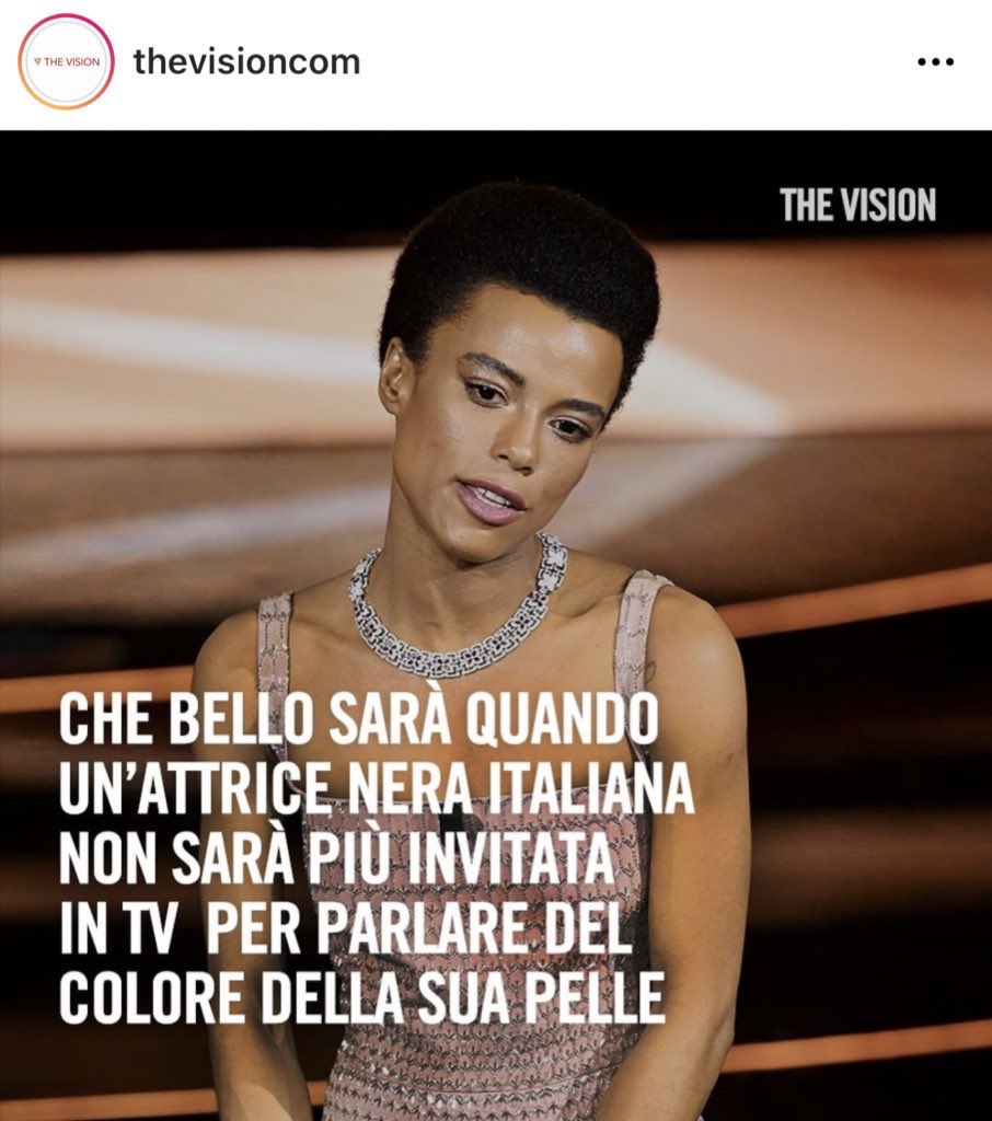 GiordanoSottosa's tweet image. Il #razzismo è negli occhi dei radical chic che vogliono solo sentirsi buoni e pulirsi la coscienza.

#Sanremo2022 #Cesarini #LorenaCesarini
