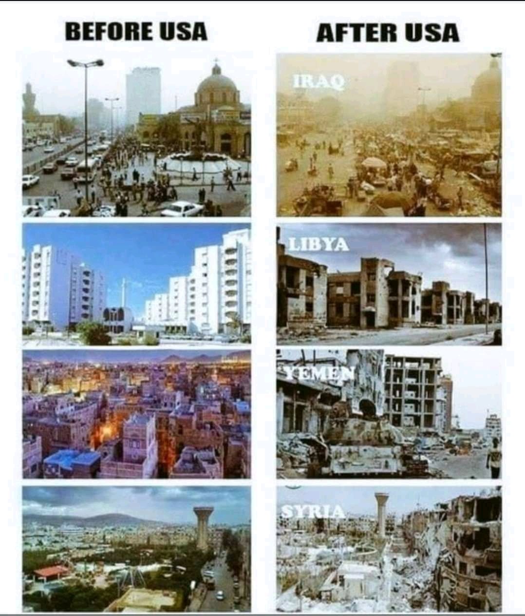 Cde Tafadzwa Mugwadi on Twitter: "How USA sponsored Regime Change turned Libya from a world class modern nation into a rubble torn shanty nation The MDCA, MDC-CCC etc hv a vision to