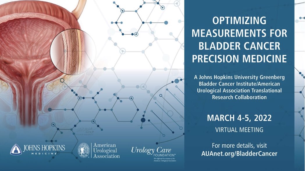 Join us March 4-5 for A JHU GBCI and AUA translational research collaboration. For more details visit AUAnet.org/BladderCancer