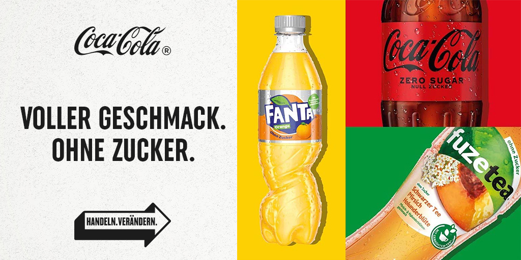Coca-Cola Deutschland ist denn on Lieblingsgetränk Hero, unseren Zucker auch wie mix ohne mezzo du #CocaCola, bei uns Sprite, Klassikern \