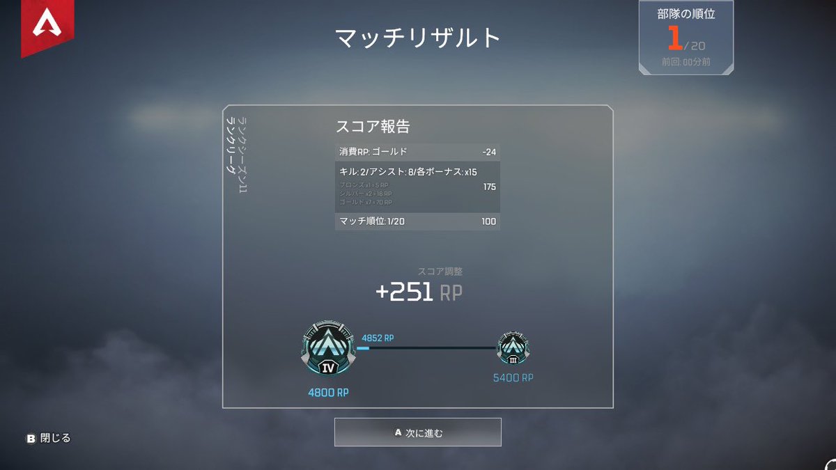 normal_apex's tweet image. やったあああああああ‼️
初プラチナ行けました٩(๑&amp;gt;∀&amp;lt;๑)۶

めーっちゃ嬉しい(*&amp;gt;ω&amp;lt;*)♡
アシスト8でプラチナ😂
味方が強かっただけなんだけど、それでも上がれたの嬉しい💓

一緒に戦ってくれた味方の人、リプで応援してくれた人ありがとうございました(〃´-`〃)