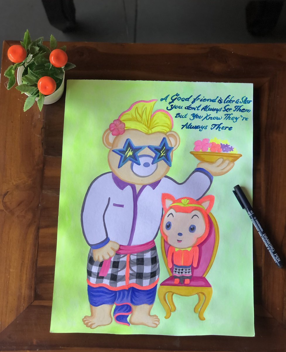 Yogik_Nft's tweet photo. Beautiful day in bali! @0xALINFT and @EzekClub are getting ready to attend the ceremony wearing traditional balinese clothing 😇. strengthen friendship, always together no matter what 🤝 #AliFanArt #PHANTAFANART
i wish my art will be noticed 🤞 https://t.co/V9lHpve8qn