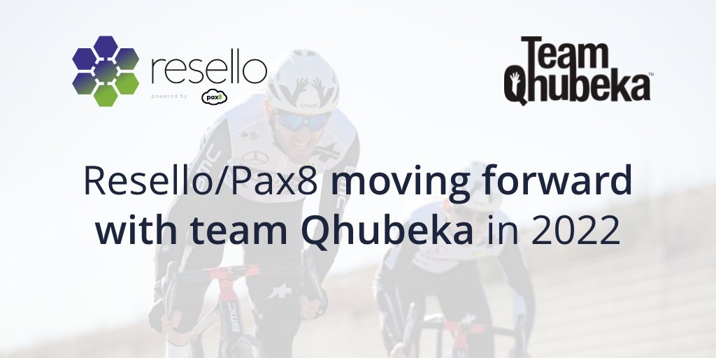 Resello/Pax8 is happy to be moving forward with Team Qhubeka into 2022 as their Acronis #CyberFit Cloud Distribution Partner 🚴🚴🚴 resello.com/en/resello-pax…

#Celebr8 #BicyclesChangeLives #Qhubeka #cycling