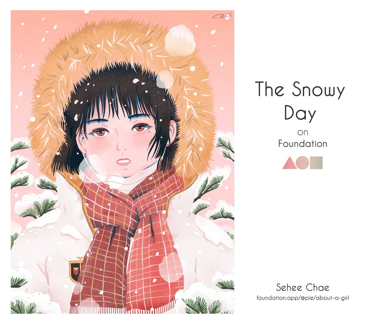 pie_illust's tweet photo. ❄️The Snowy Day❄️on 🔼⏺️⏹️
@withFND 
This is my third drop in foundation!

This illustration was done when I went out on a snowy winter day, inspired by its color and scenery.
https://t.co/KesETasM21

#NFTdrop #FoundationNFT https://t.co/vfbMX4QwEd