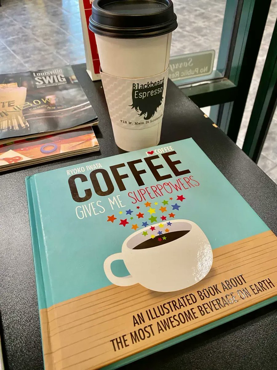I’ve done it. I’ve found the perfect book. The pinnacle of literature. Everyone can just put their keyboards and pens down now. 

Spotted earlier this week at the always-tasty <a href="/BlackbeardEspre/">Blackbeard Espresso</a> in Downtown Lou.