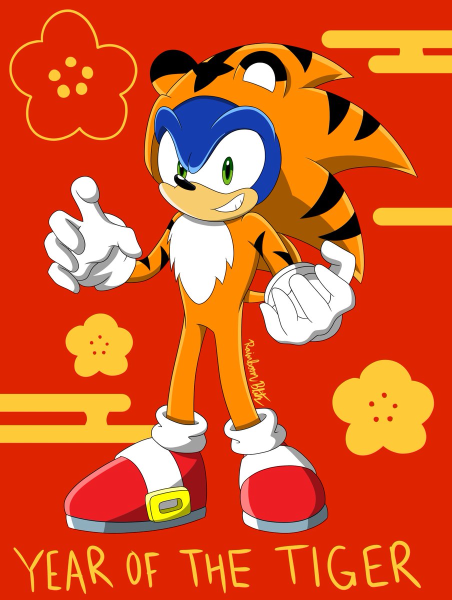 Happy Lunar New Year 2022 from Sonic The Hedgehog! 🐯
#SonicTheHedgehog #Sonic #SonicTheHedgehogFanart #LunarNewYear2022 #旧正月   #春節