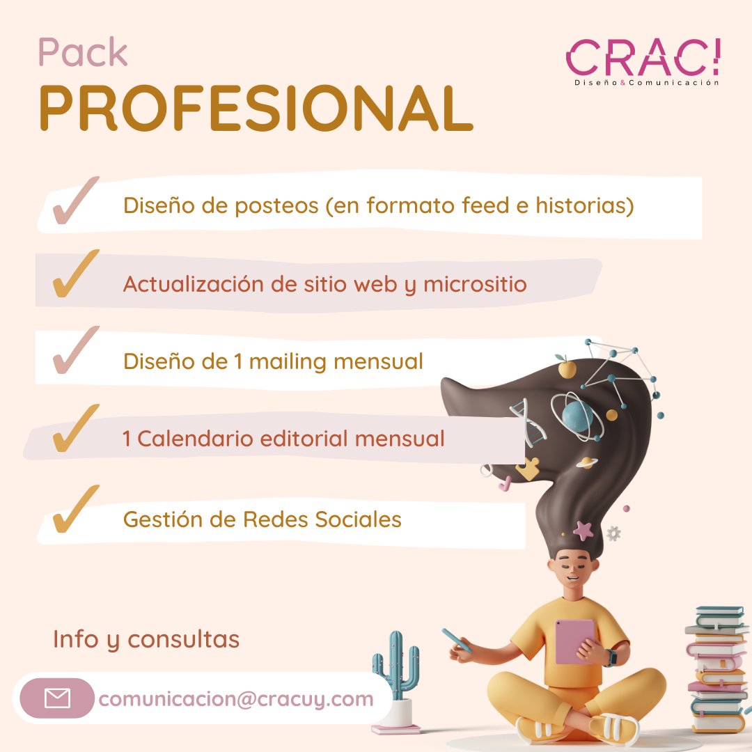 Cracuy's tweet photo. LARGAMOS !! 
Packs 2022
Si te interesa alguno, no dudes en consultarnos, te asesoramos sin compromiso.
.
.
.
#packs #diseño #gestionderedes #socialmedia #comunicación #emprendedores #personal #profesional #web #Actualización #somoscrac #planesmensuales #Calendario #servicios2022 https://t.co/0NEWhyPfZ9