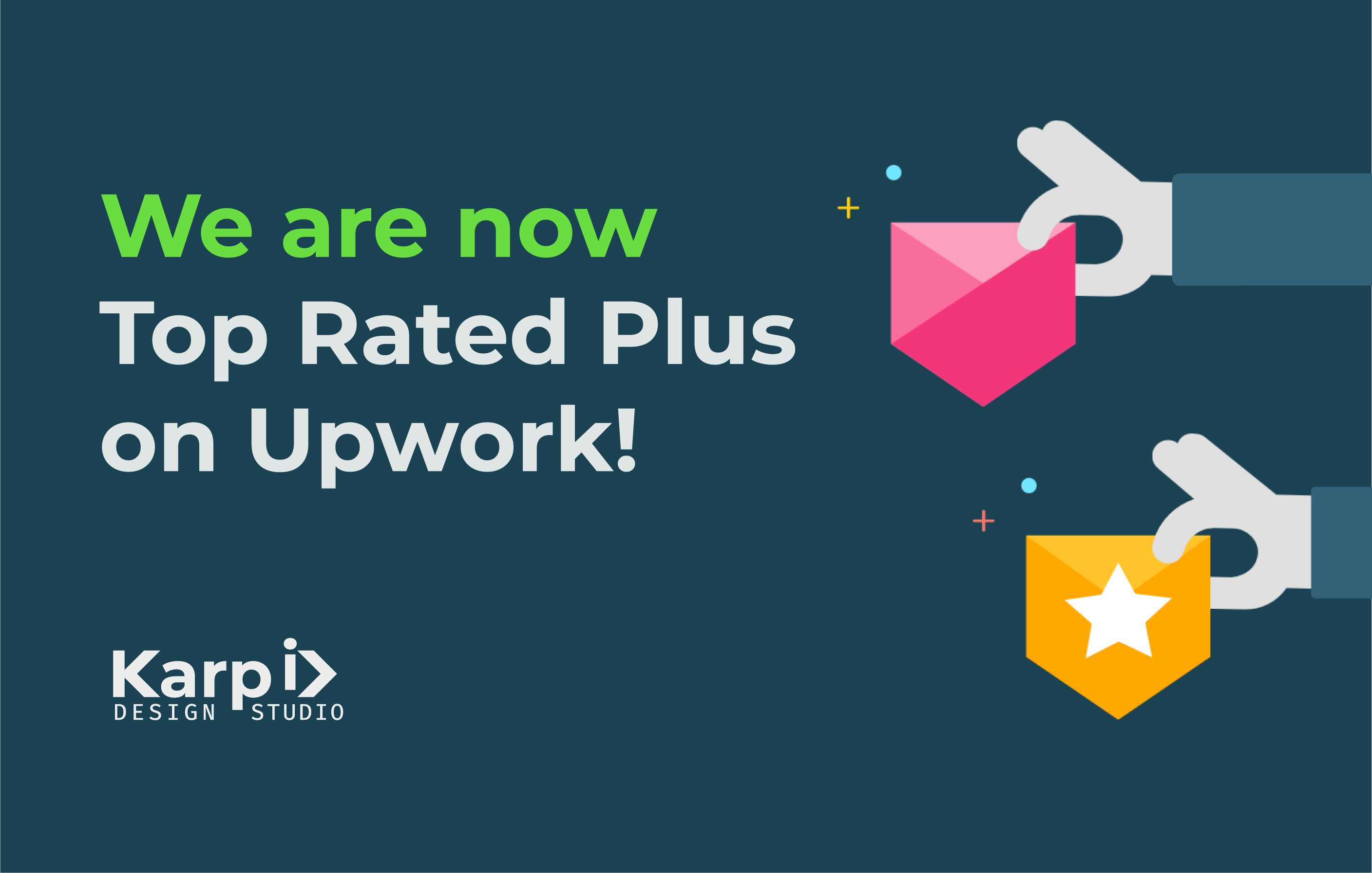 Karpi Studio on X: We have become a TOP RATED PLUS member on @Upwork !🎉  We thank every single client who helped us to get to this point.   / X