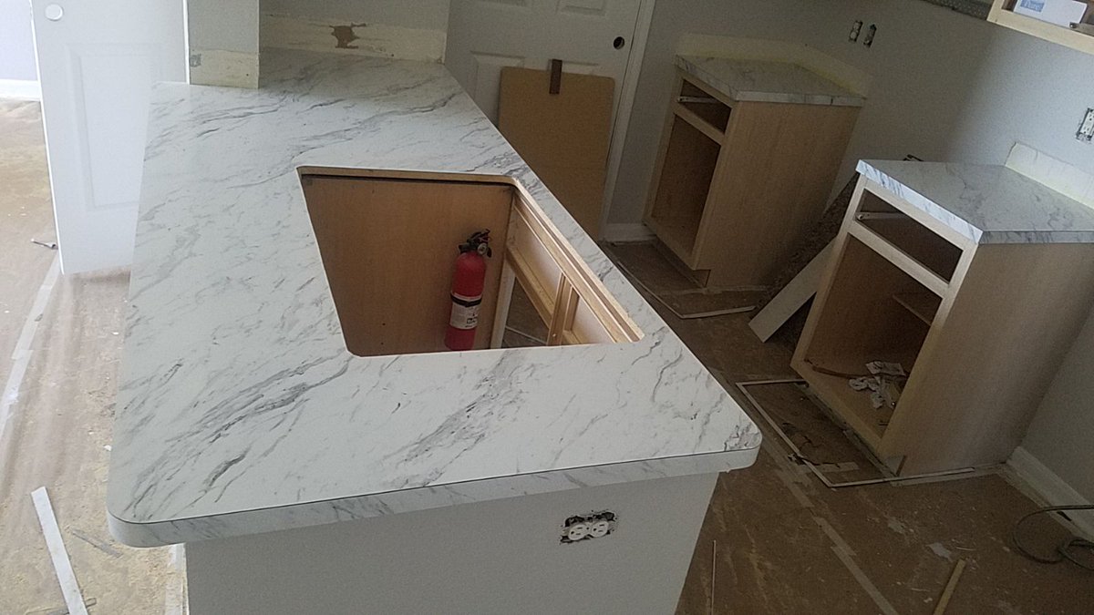 Laminate countertop design for small budget, image size:1200x675