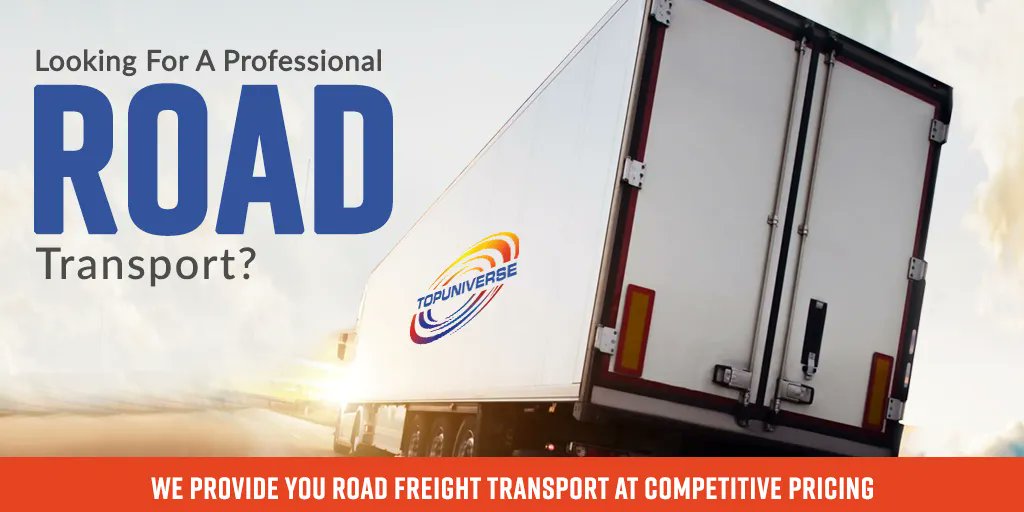 TopUniverseInc's tweet photo. We bring to you a complete #roadfreightservice that not just adds a boost to your business but also delivers satisfaction. For your every road freight #logistics need we provide you with a tailor-made #roadfreight solution.
Connect us for road transport: https://t.co/TGK93EfUbi https://t.co/mUylfGzqLe