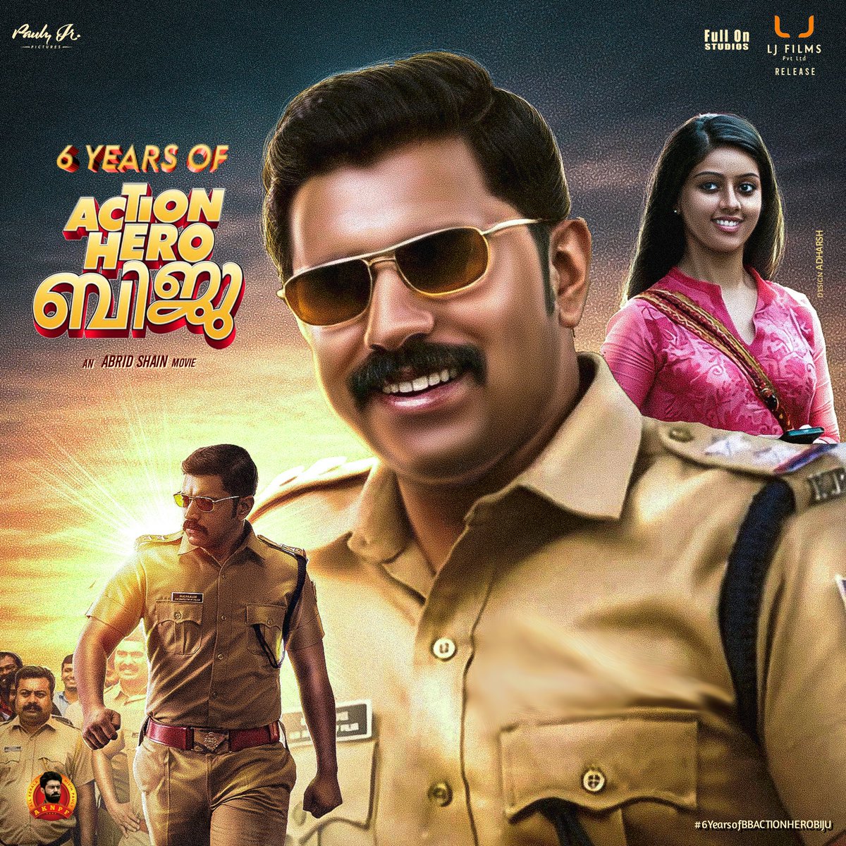 lovable_kid11's tweet photo. Here is the CDP For #6YrsOfbbActionHeroBiju
The movie is a very grounded and very real take on the cop story genre. It candidly captures the environment of your neighborhood police station ❤️
A Ride with a Police Officer ❤️

Design - @AdharshLfa 💫

#NivinPauly @NivinOfficial https://t.co/ZZB8FWFm8p