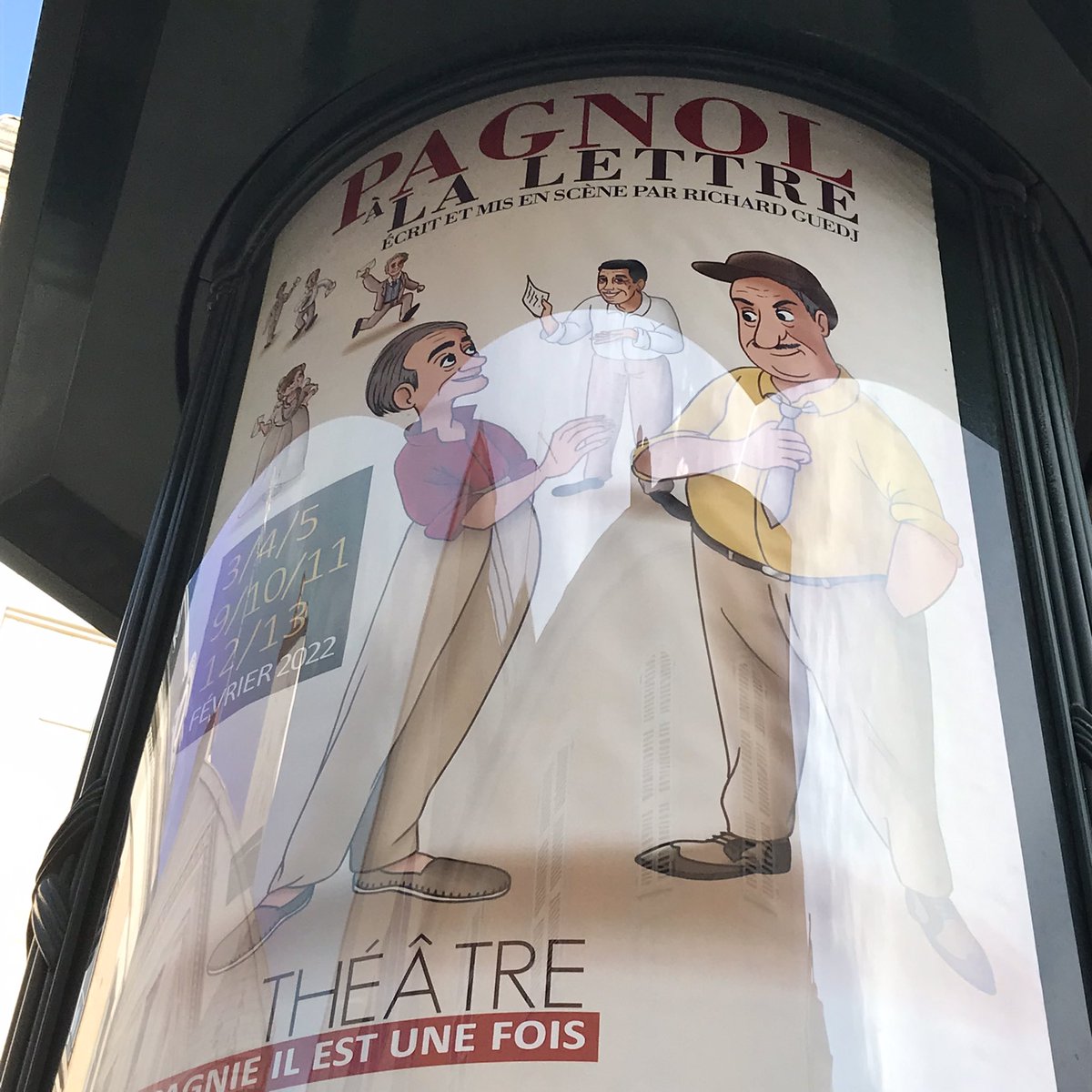 richardguedj's tweet photo. Première ce soir de #pagnolalalettre au théâtre Le Pari de Tarbes  
@theatrelepari  
@MairieTarbes @MonforteBernard #Compagnie Il est une fois https://t.co/88AC7q7T9z