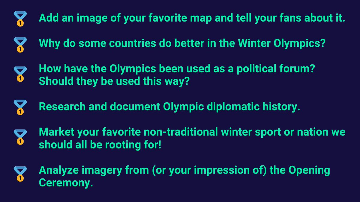 Fanschool (@fanschoolhq) on Twitter photo Deadline to enter #WinterOlympics prediction challenge is Friday night go.fan.school/olympics
Don't forget: If featured student articles during the Games come from one of your fan.school spaces #Teachers also win big thanks to <a href="/vivacitytech/">Vivacitytech</a> 🥇 Publishing ideas: Deadline to enter #WinterOlympics prediction challenge is Friday night go.fan.school/olympics
Don't forget: If featured student articles during the Games come from one of your fan.school spaces #Teachers also win big thanks to <a href="/vivacitytech/">Vivacitytech</a> 🥇 Publishing ideas: